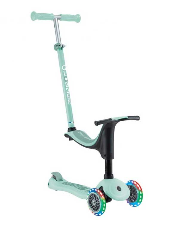 GLOBBER Тротинетка 4 в 1 GO UP SPORTY LIGHT