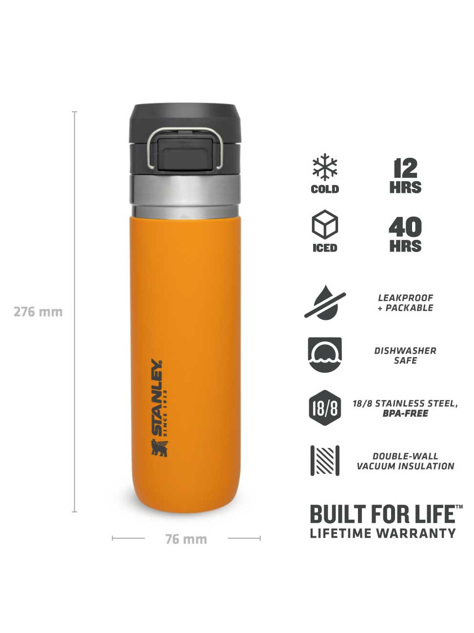 STANLEY Термо бутилка The Quick-Flip - 0.7L