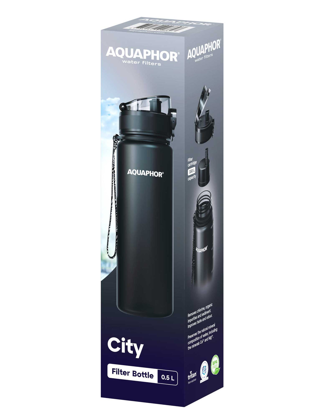 AQUAPHOR Филтрираща бутилка City 500 ml