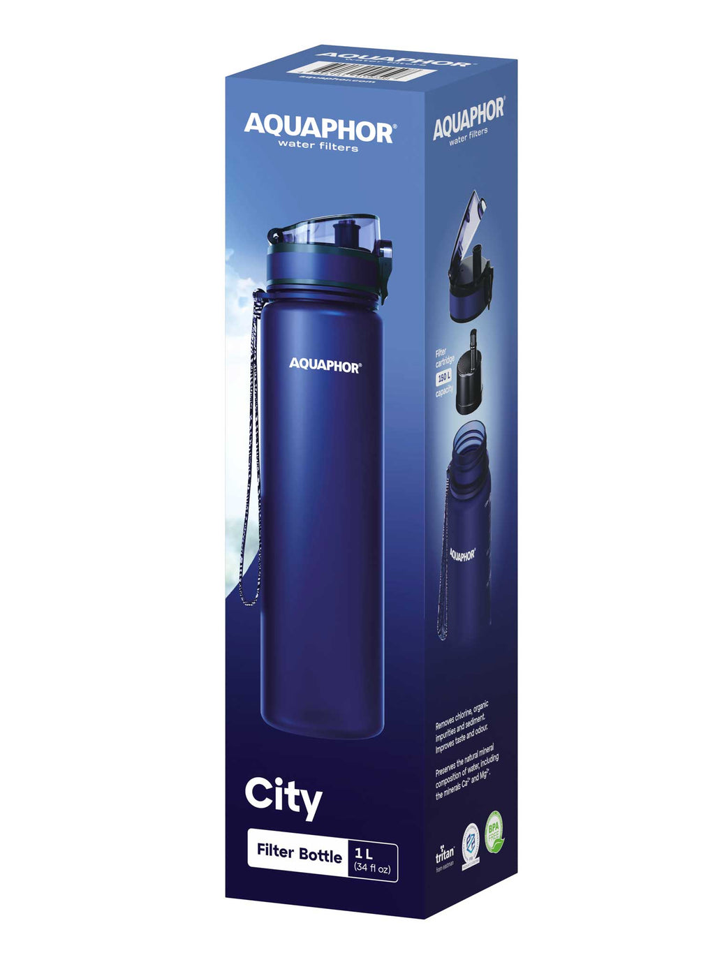 AQUAPHOR Филтрираща бутилка City 1000 ml