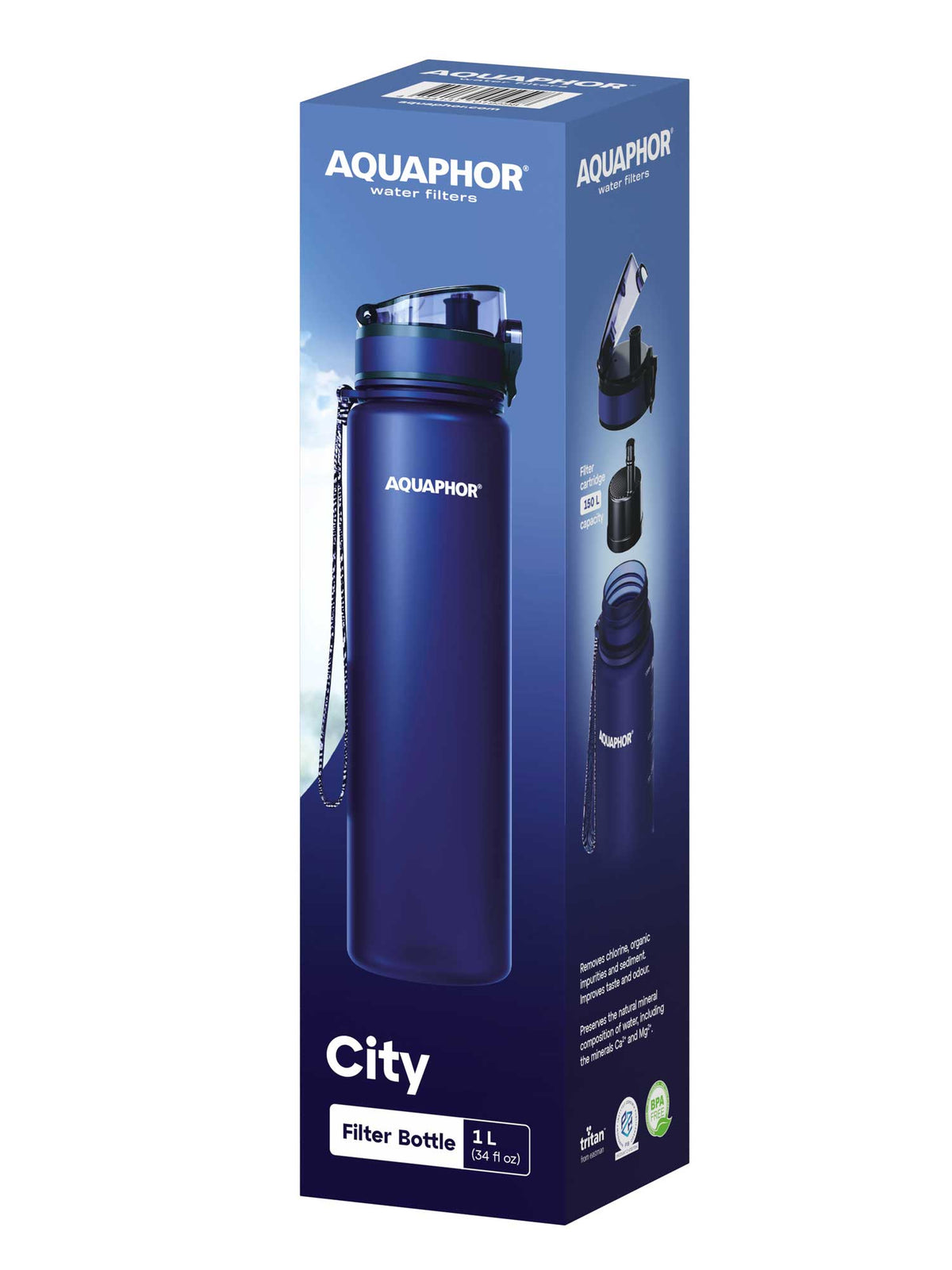 AQUAPHOR Филтрираща бутилка City 1000 ml