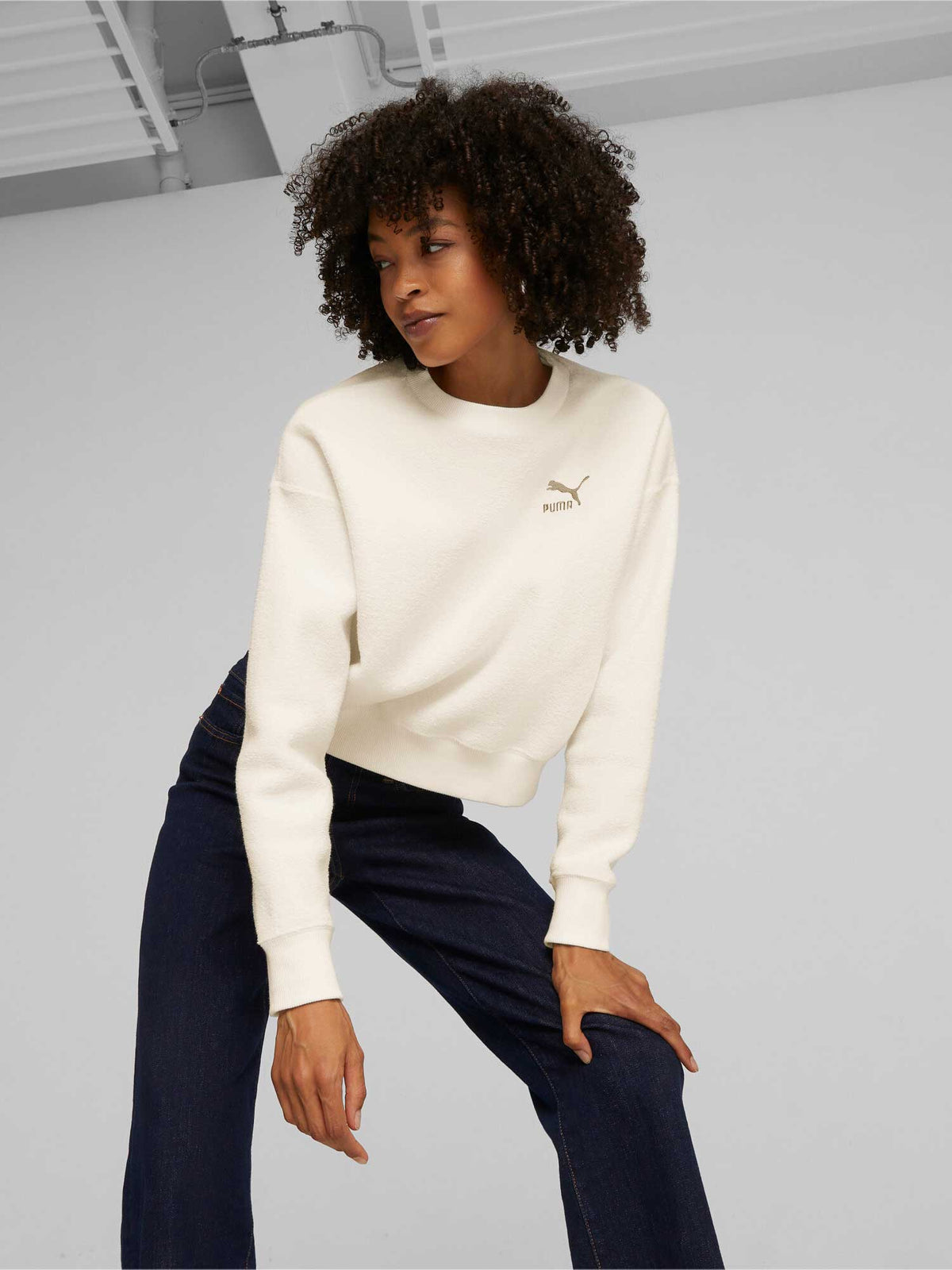 PUMA Блуза CLASSICS Material Interest Crew