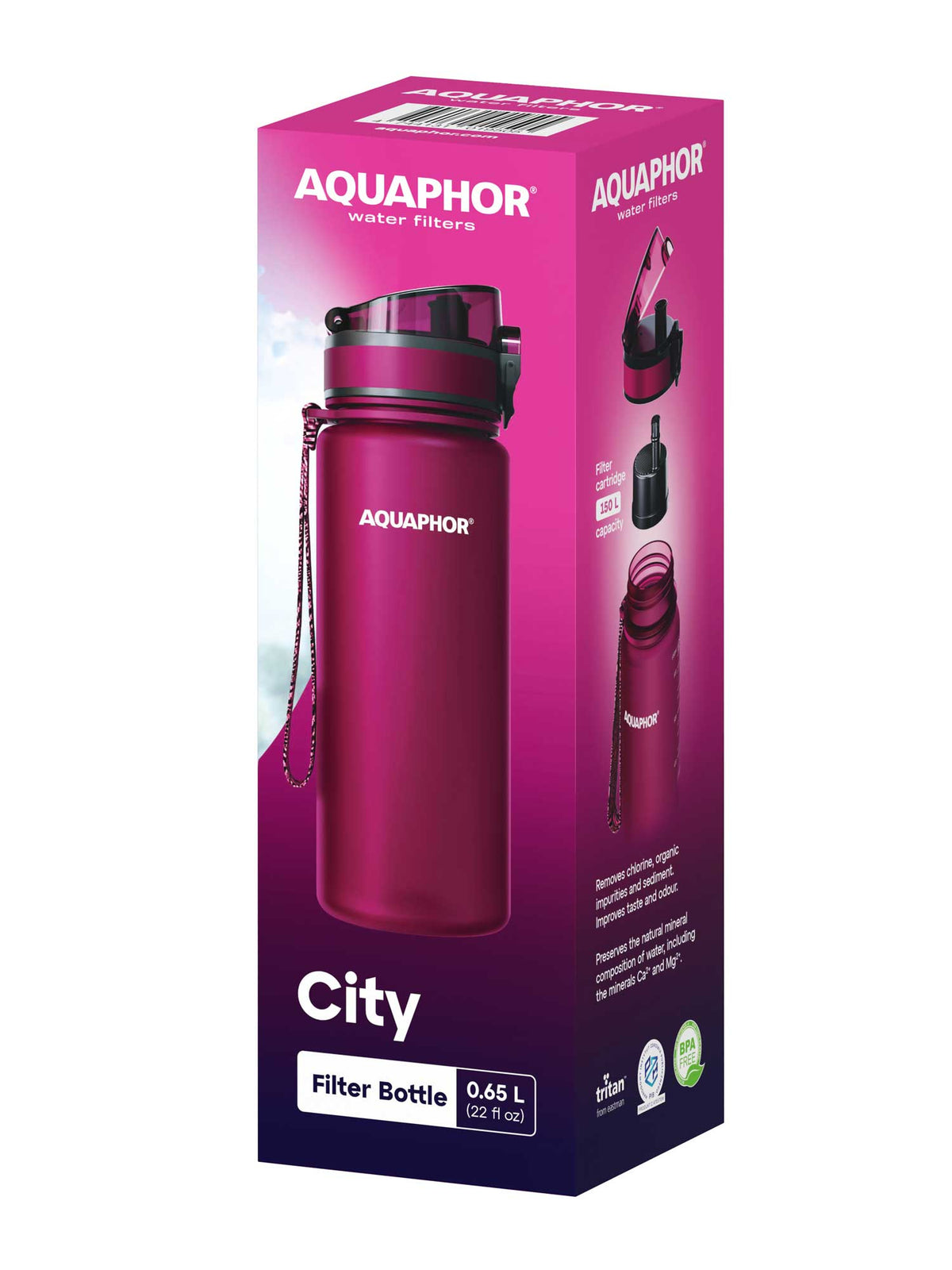 AQUAPHOR Филтрираща бутилка City 650 ml