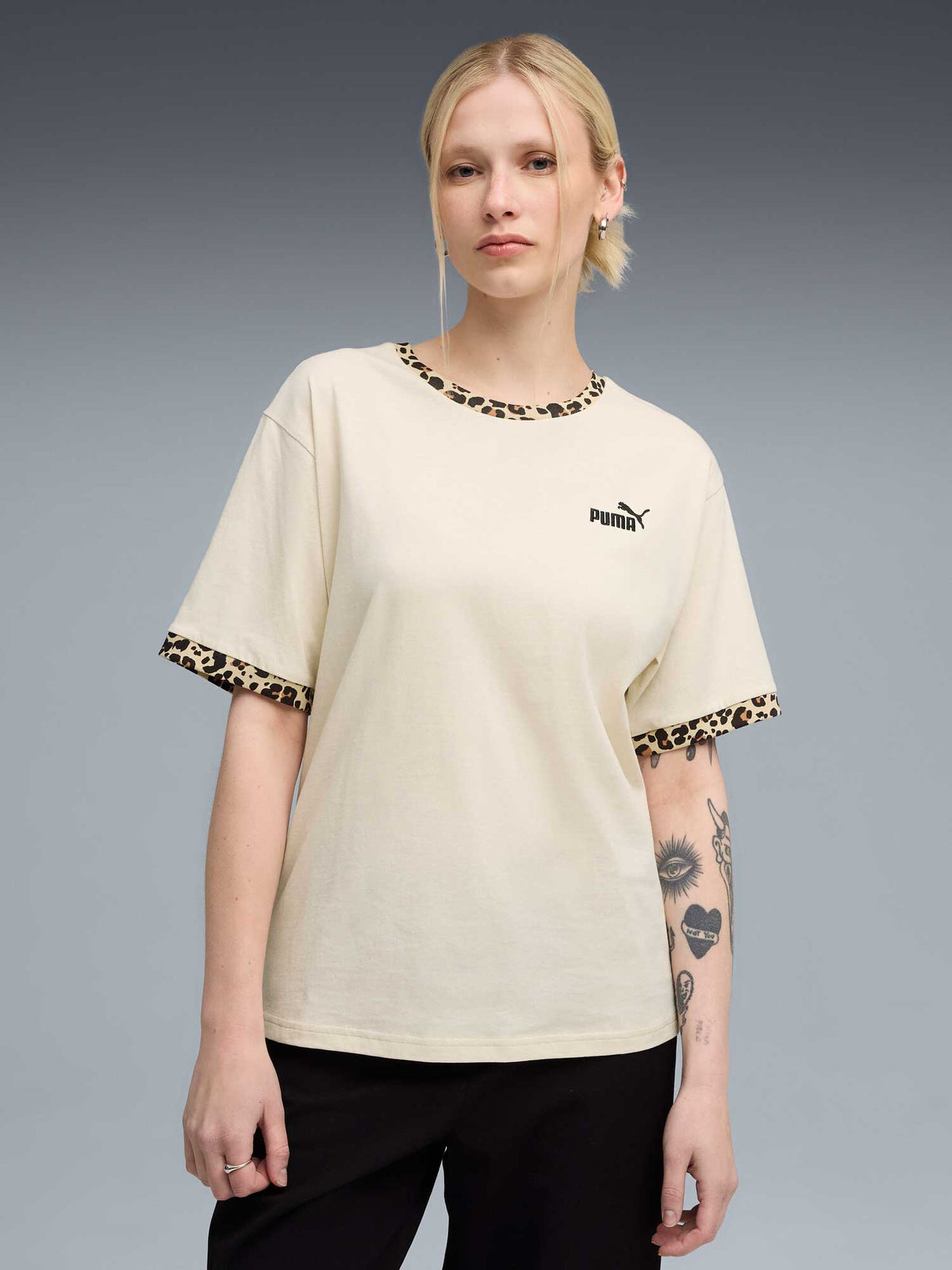 PUMA Тениска ESS GRAPHIC Animal Relaxed Tee