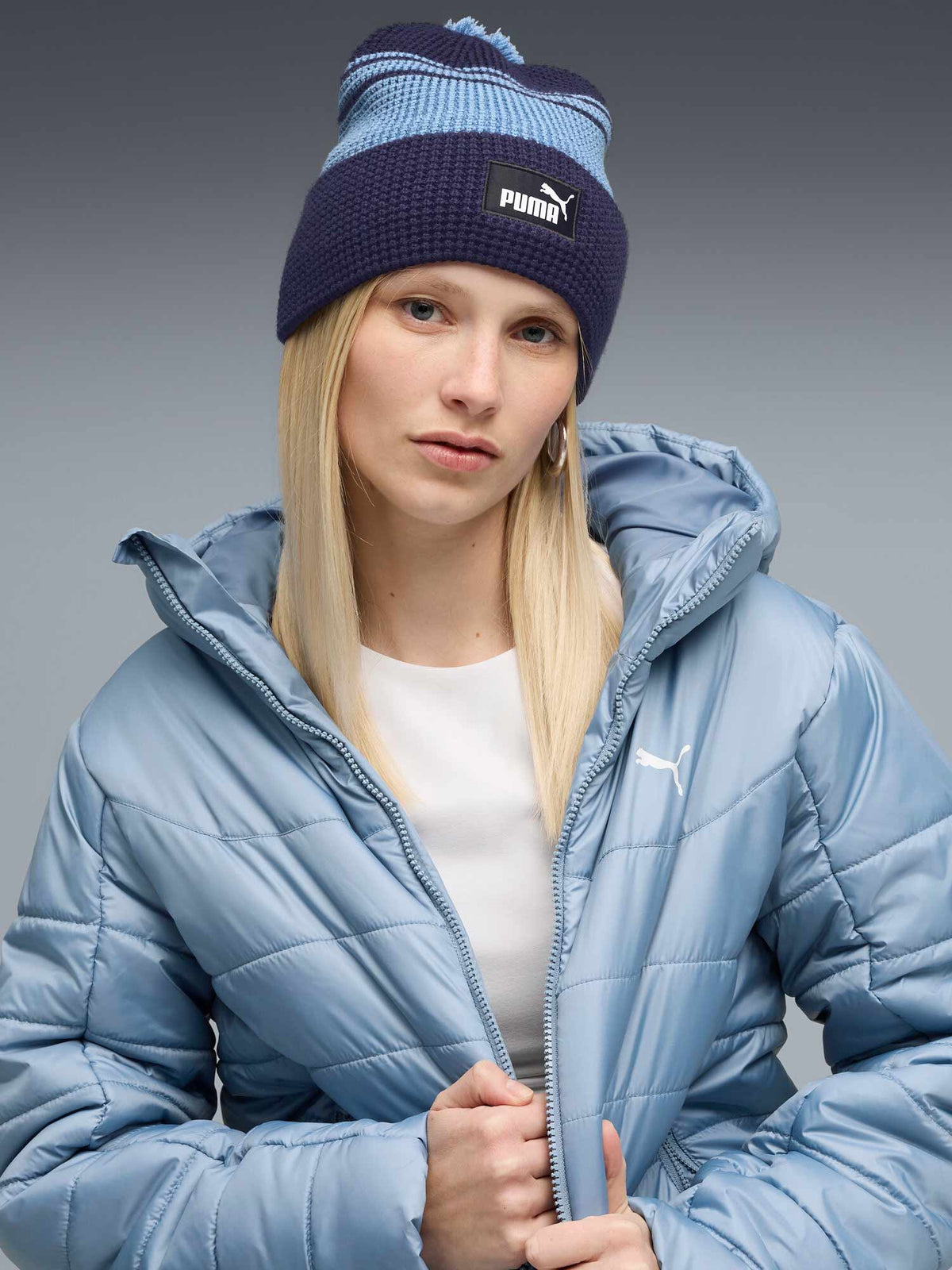 PUMA Шапка ESS Mid Crown Pom Beanie