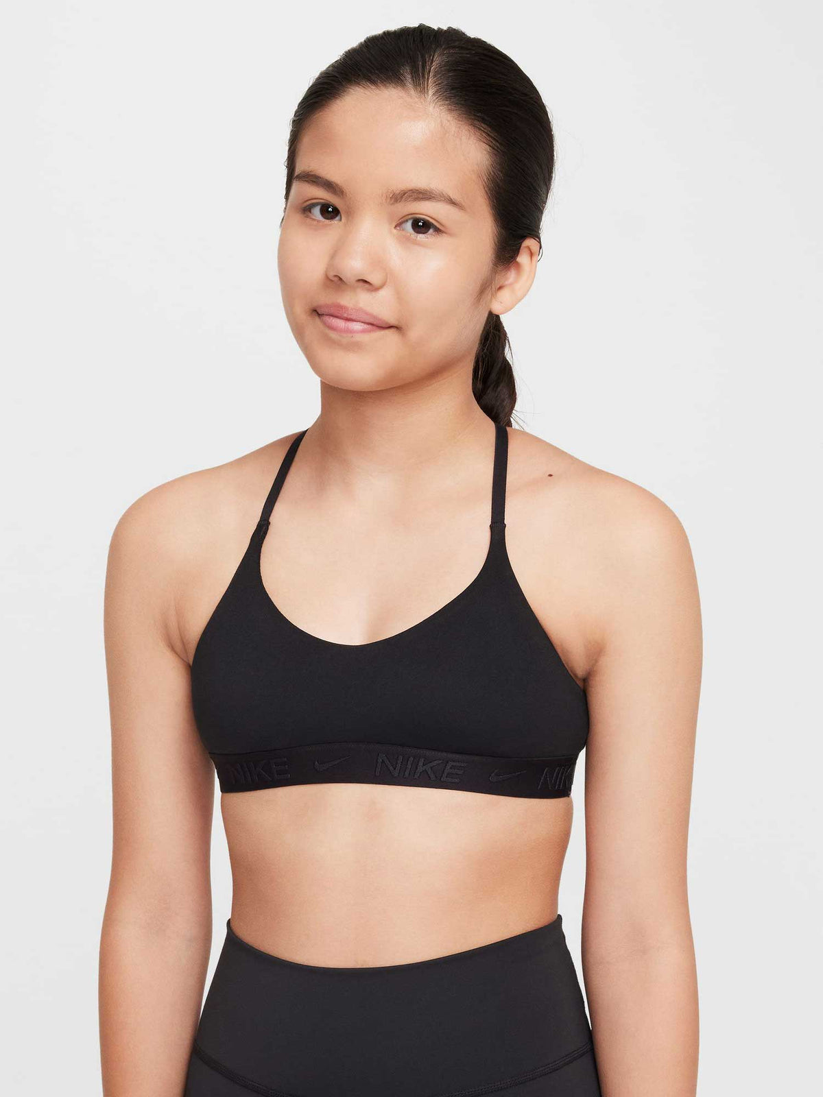 NIKE Спортен сутиен G NK DF INDY BRA
