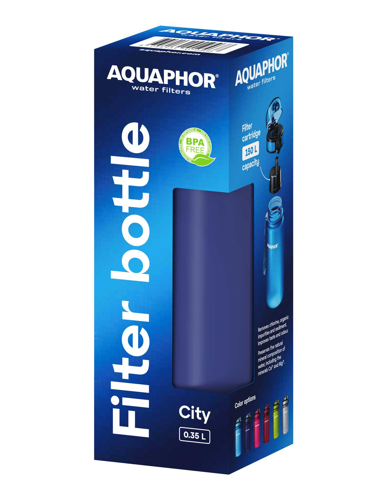 AQUAPHOR Филтрираща бутилка City 350 ml