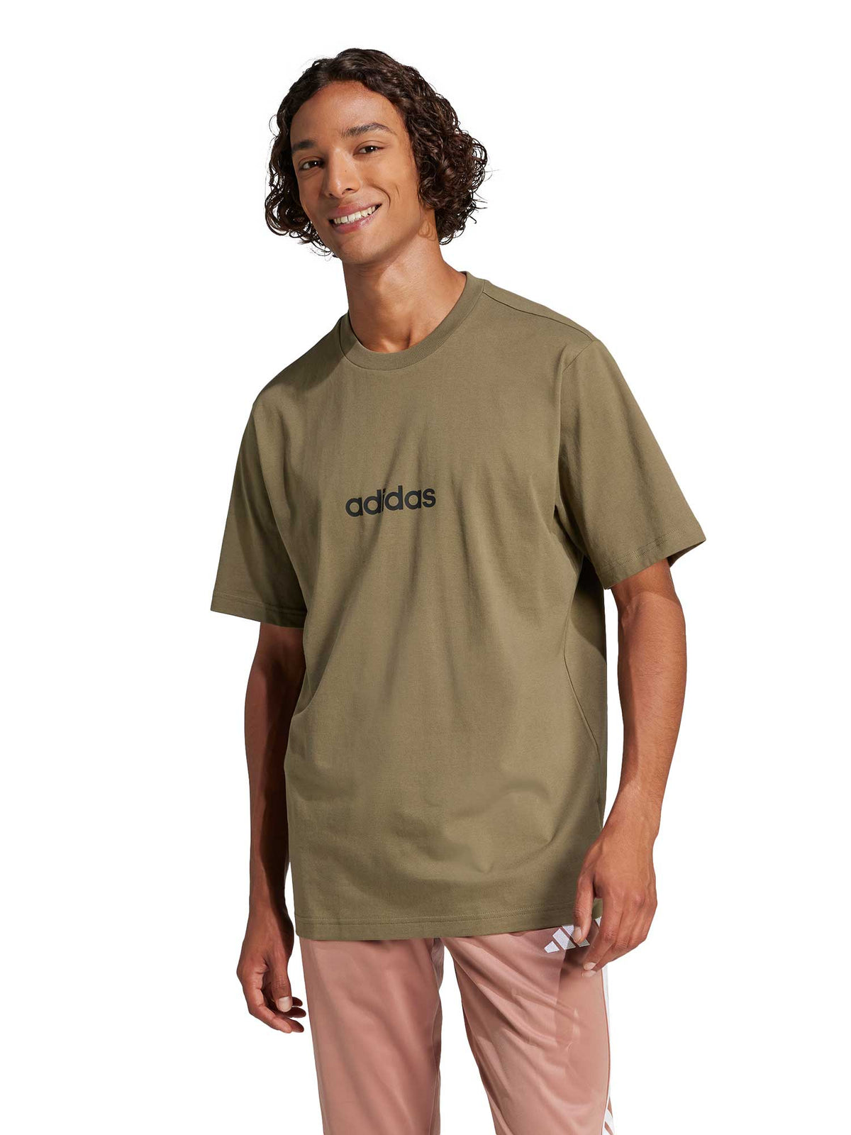 ADIDAS SPORTSWEAR Тениска Essentials Linear Single Jersey Tee