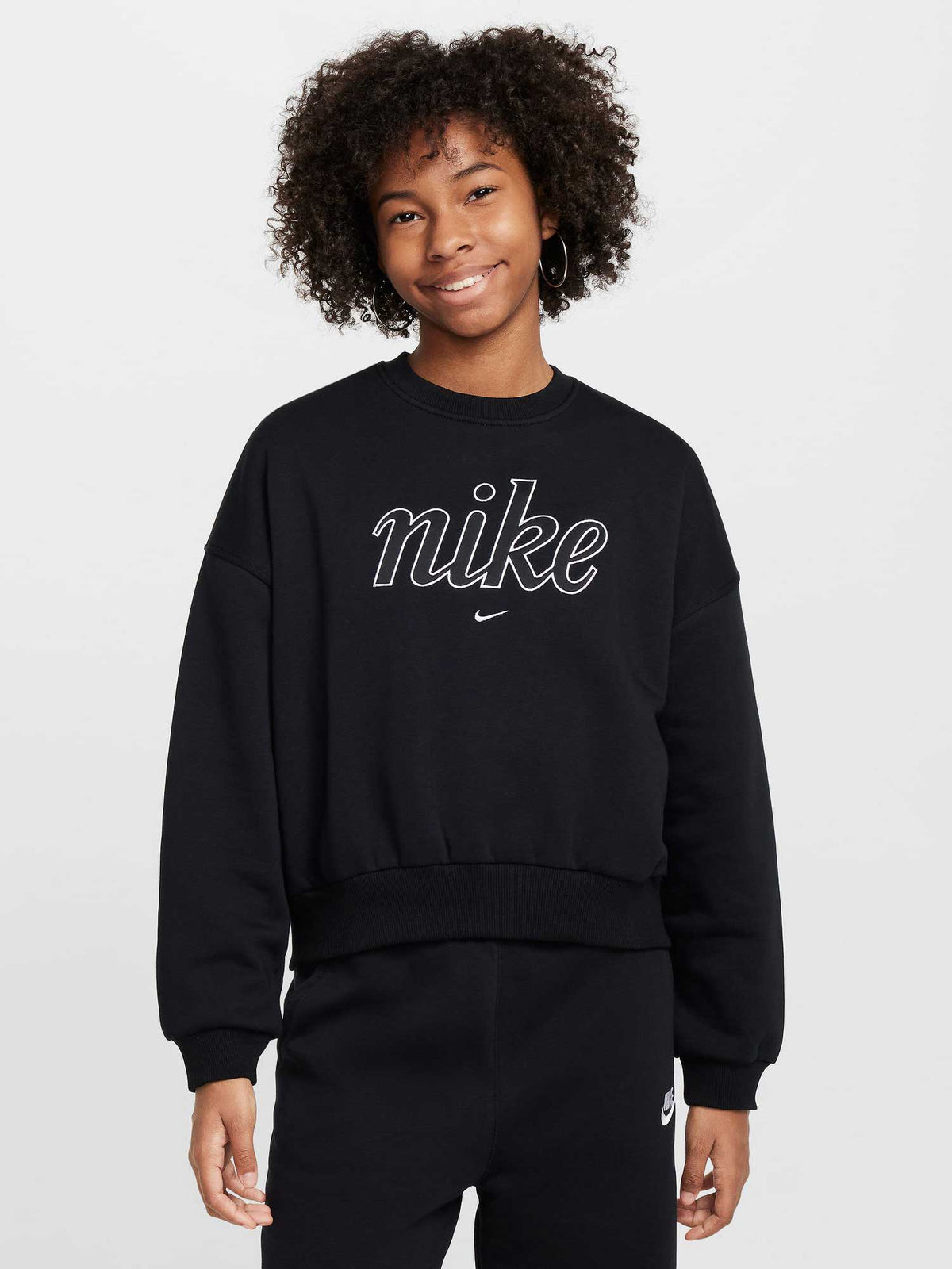 NIKE Блуза G NSW CLUB FLC BXY CRW GX STAR
