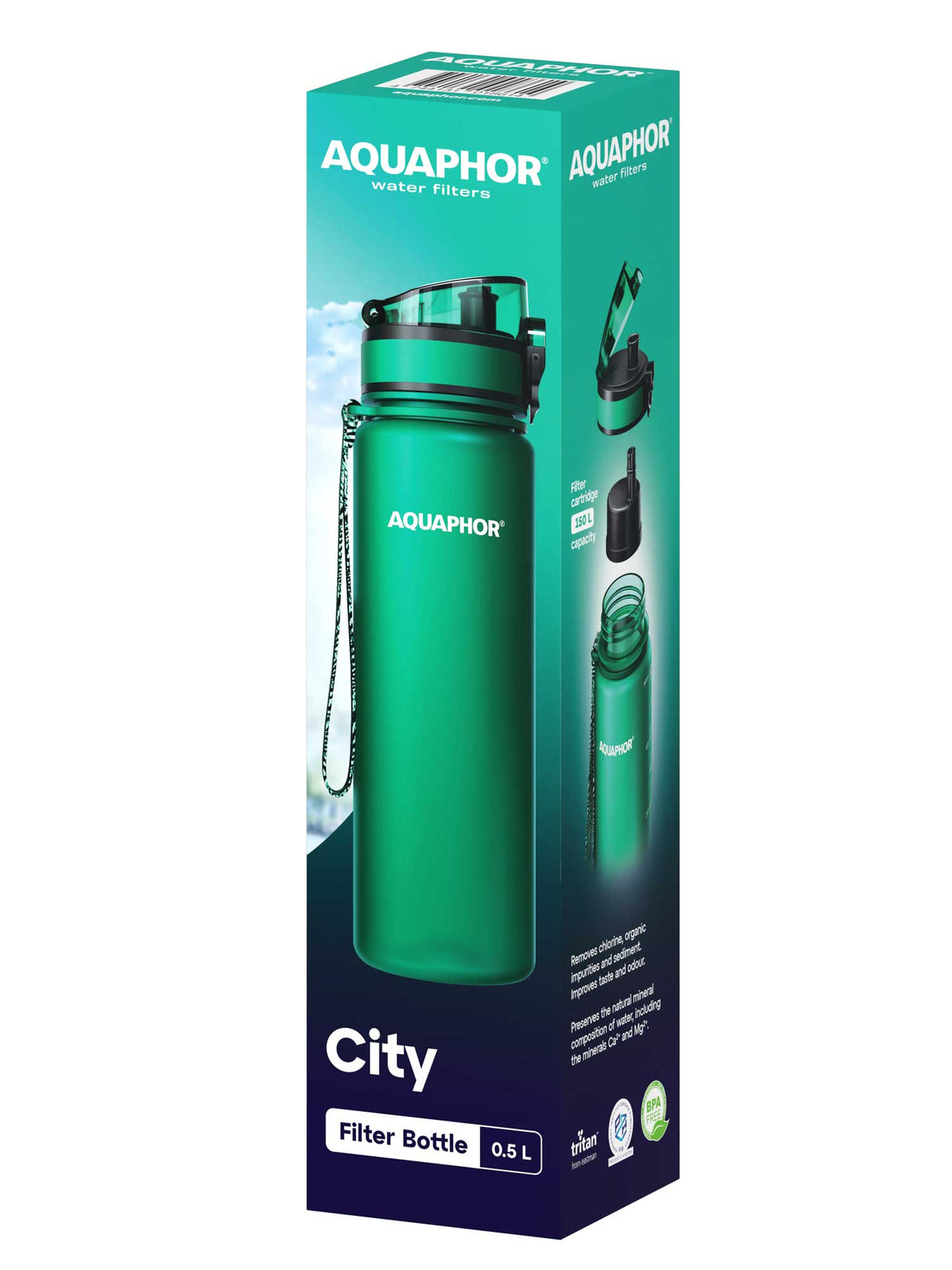 AQUAPHOR Филтрираща бутилка City 500 ml