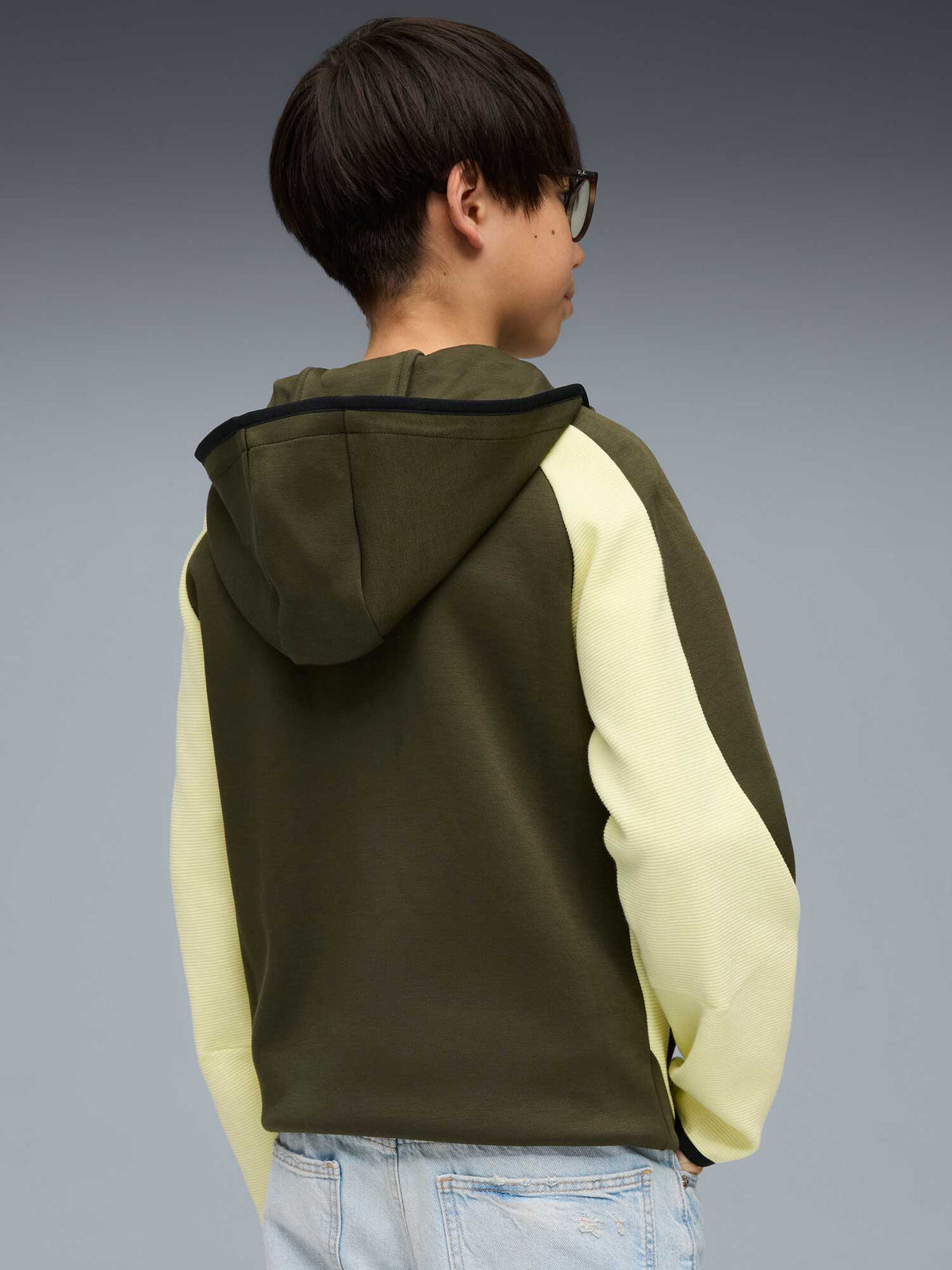 PUMA Суитшърт EVOSTRIPE Full-Zip Hoodie DK B
