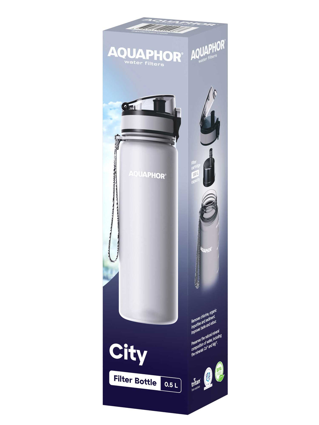 AQUAPHOR Филтрираща бутилка City 500 ml