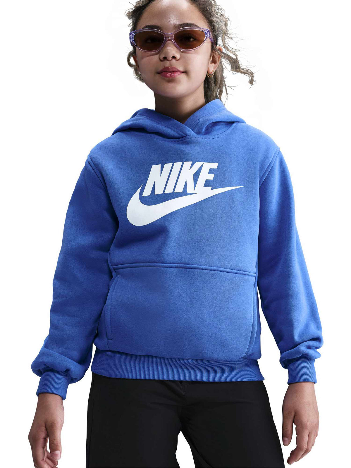NIKE Суитшърт K NSW CLUB FLC HDY HBR