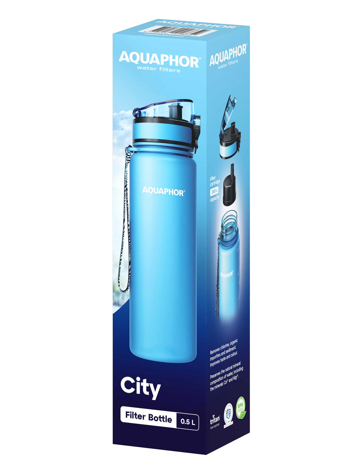 AQUAPHOR Филтрираща бутилка City 500 ml