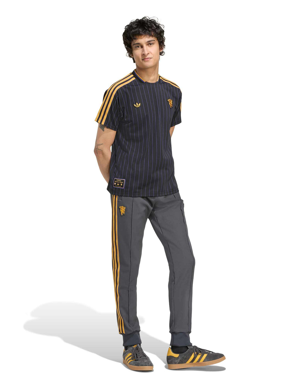 ADIDAS ORIGINALS Спортно долнище Manchester United Terrace Icons