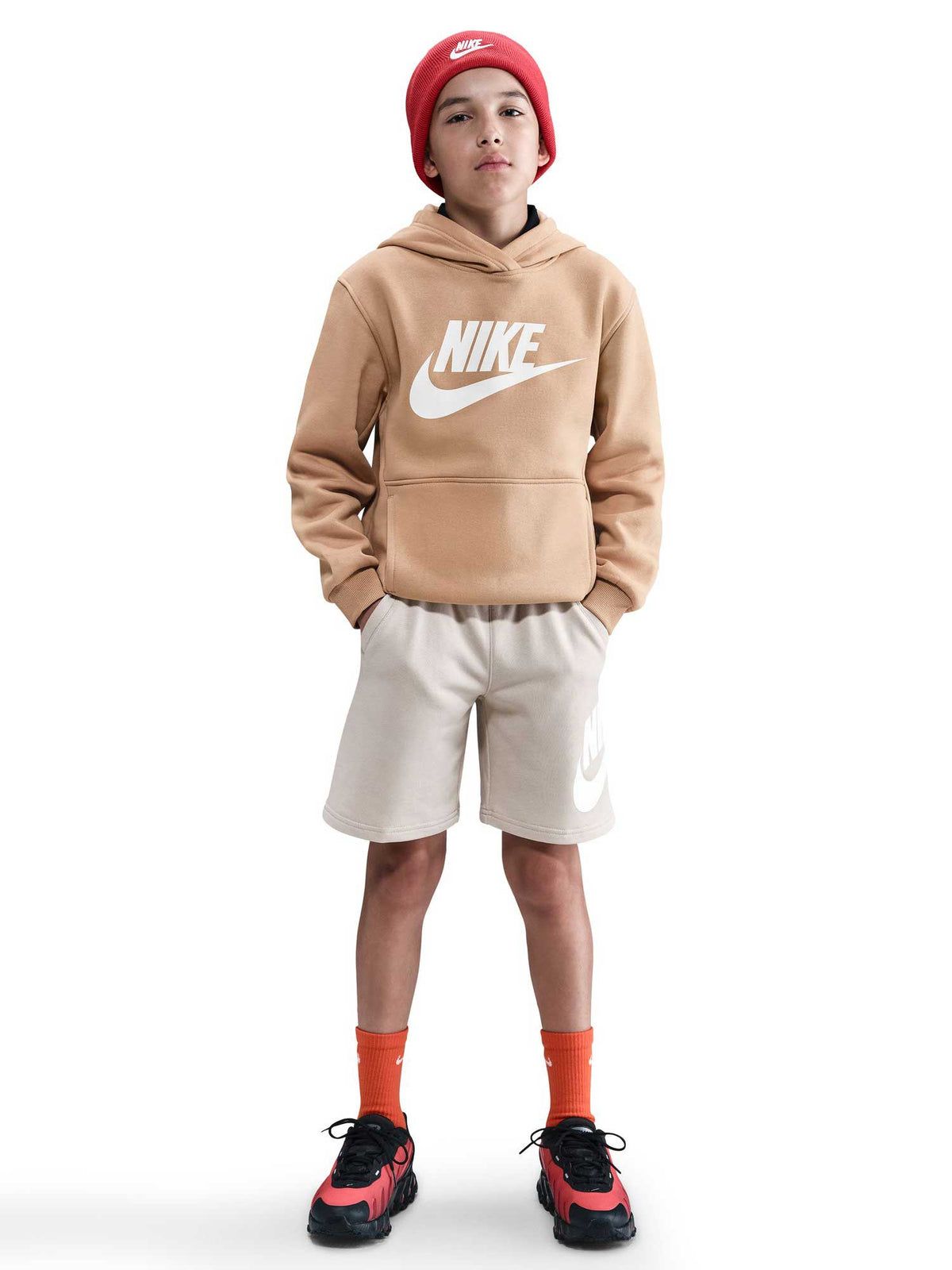 NIKE Суитшърт K NSW CLUB FLC HDY HBR