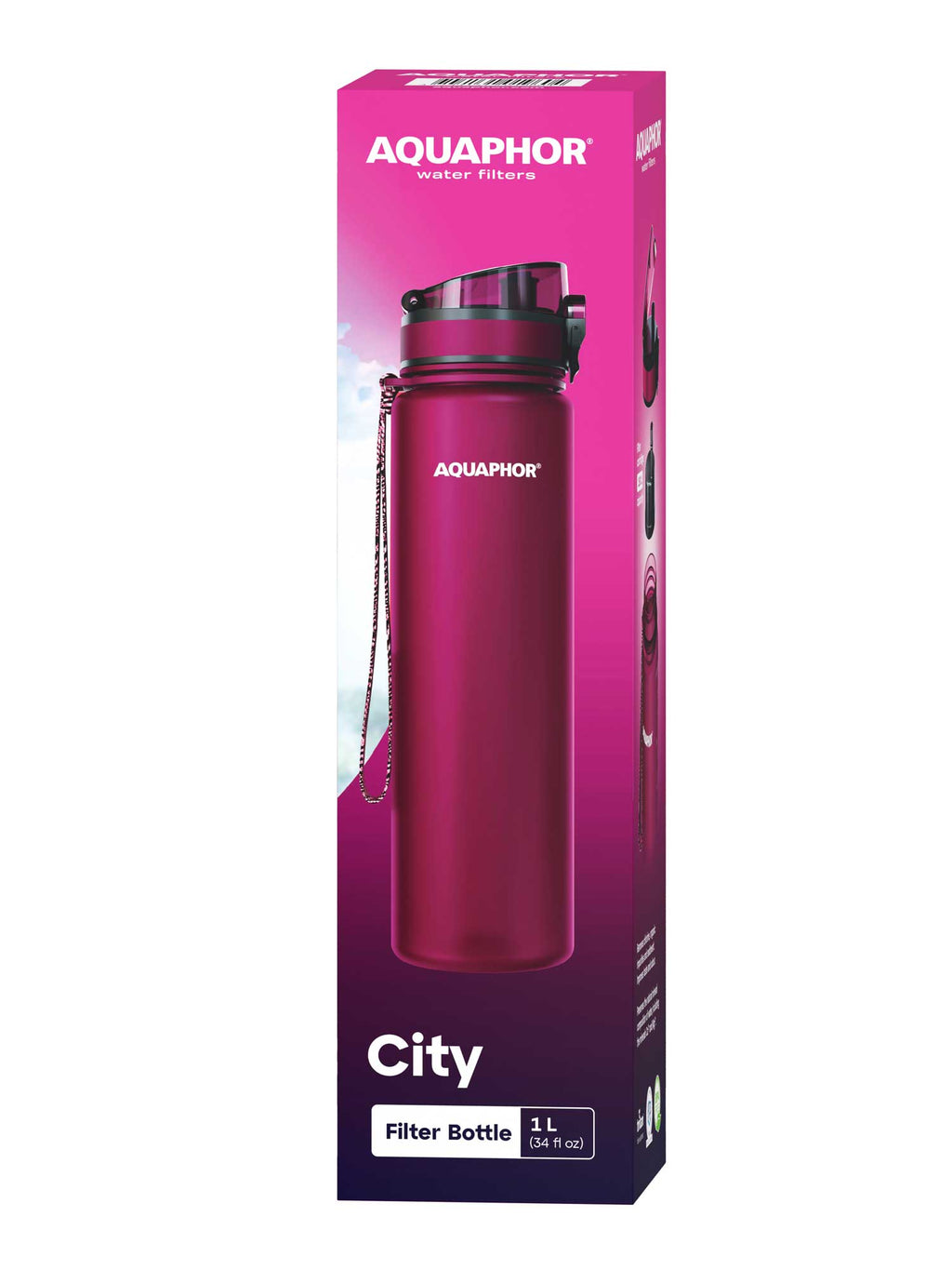 AQUAPHOR Филтрираща бутилка City 1000 ml