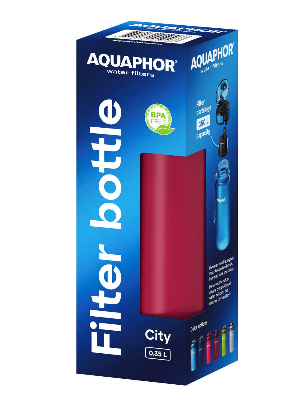 AQUAPHOR Филтрираща бутилка City 350 ml