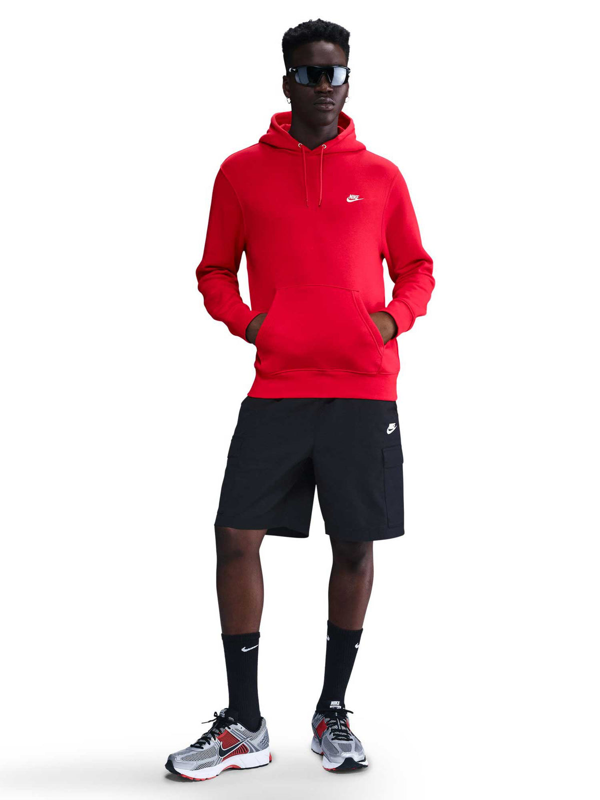 NIKE Суитшърт M NK CLUB BB PO HOODIE