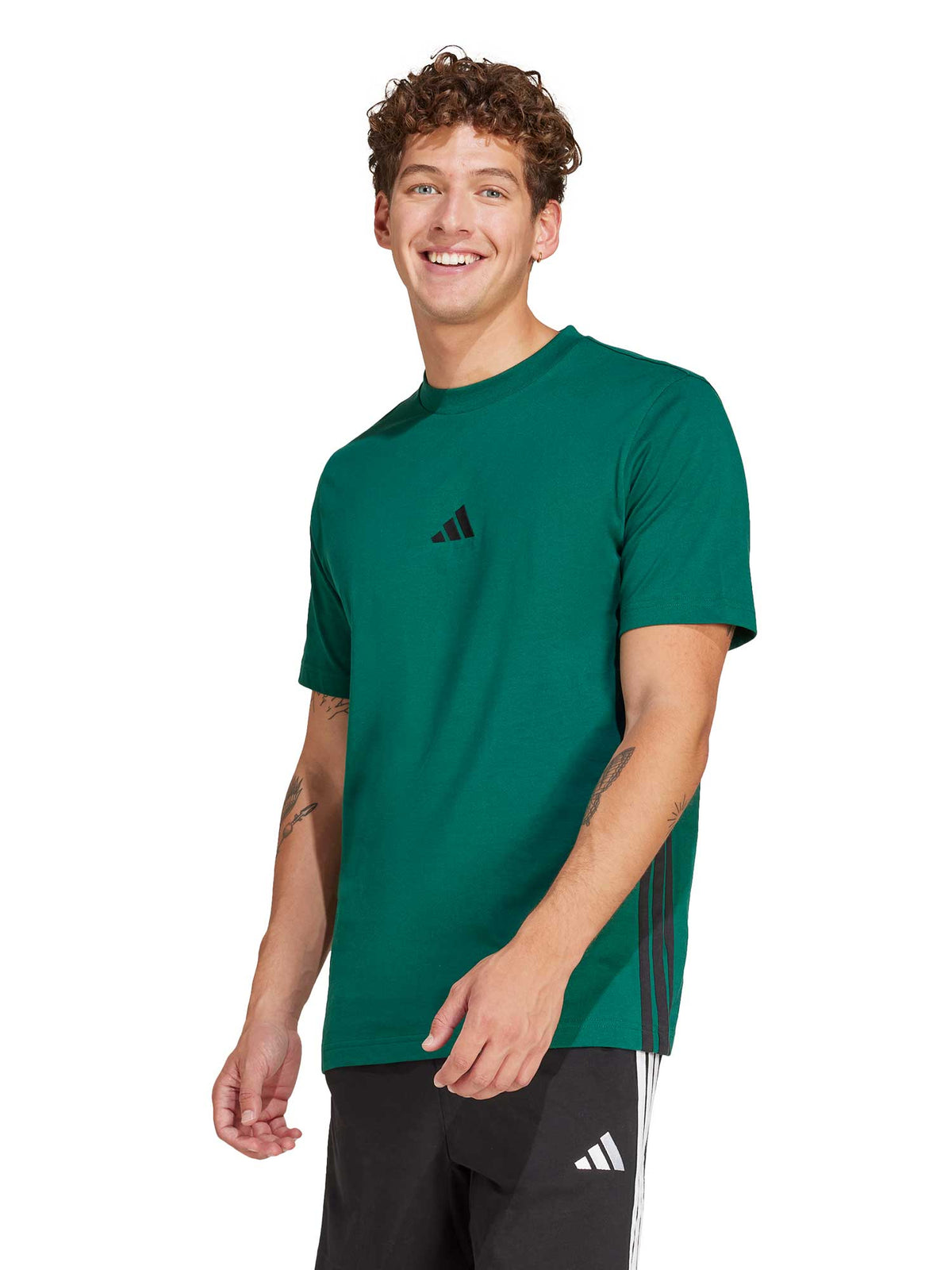 ADIDAS SPORTSWEAR Тениска Essentials 3-Stripes Single Jersey T-Shirt
