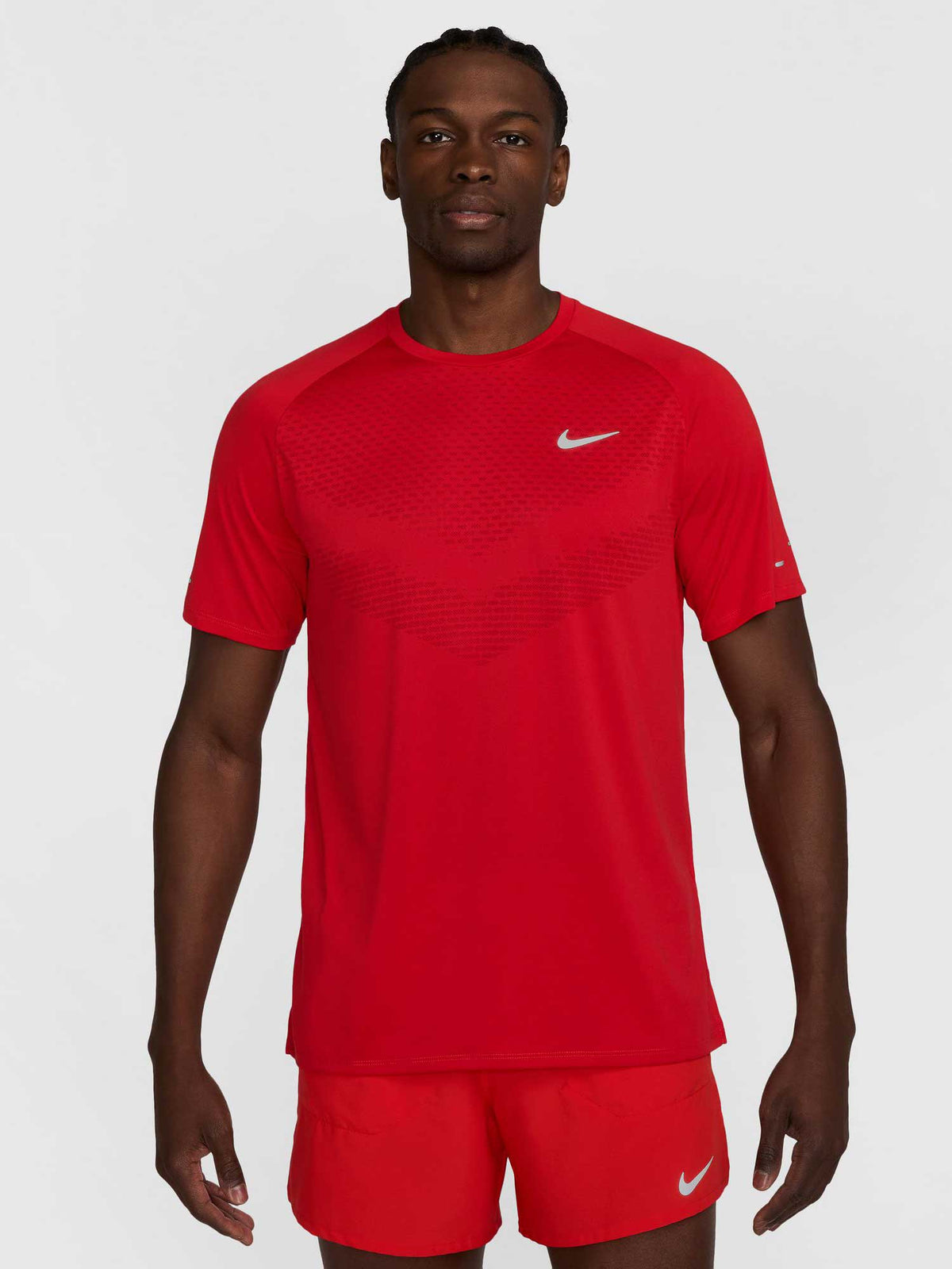 NIKE Тениска M NK DFADV STRIDE SS TOP