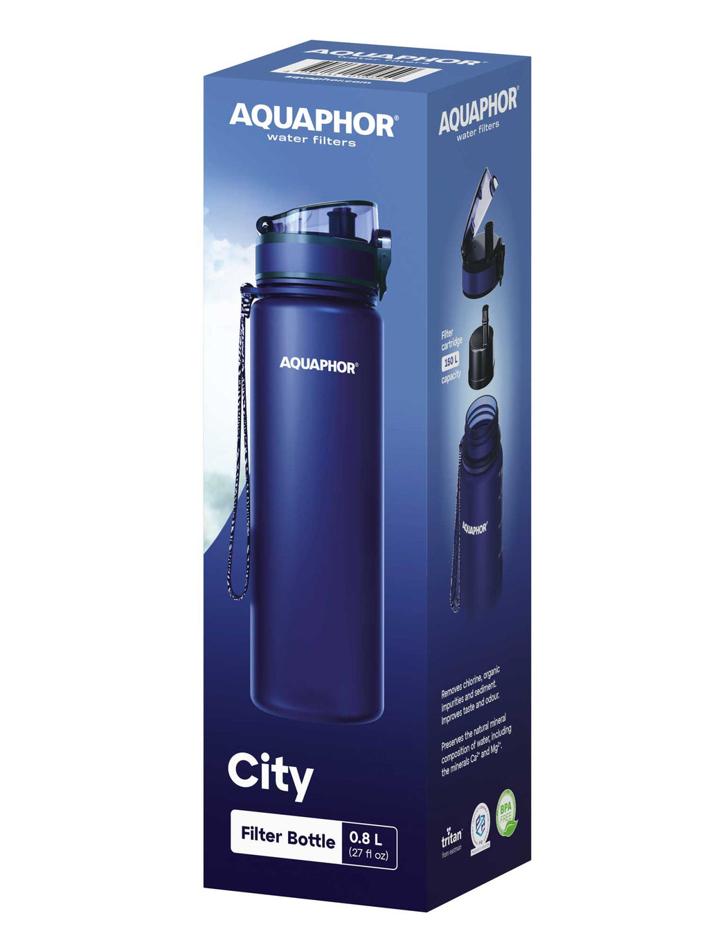 AQUAPHOR Филтрираща бутилка City 800 ml