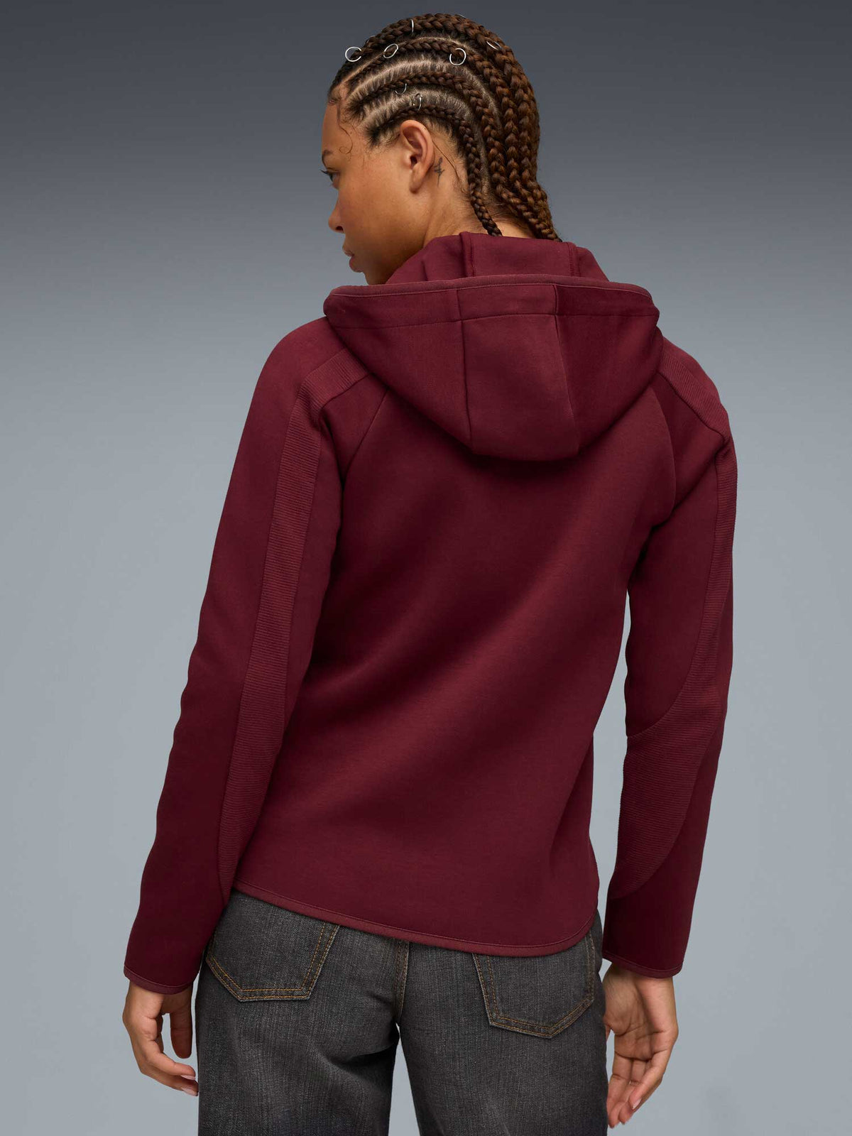 PUMA Суитшърт EVOSTRIPE Full-Zip Hoodie DK