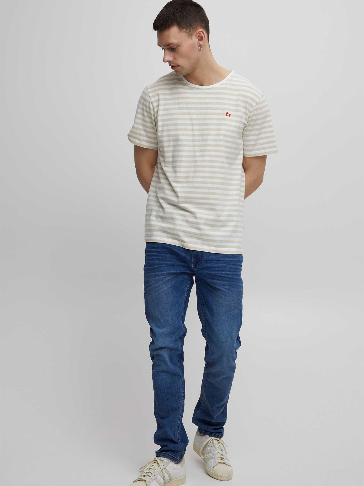 BLEND Тениска BHDINTON striped tee