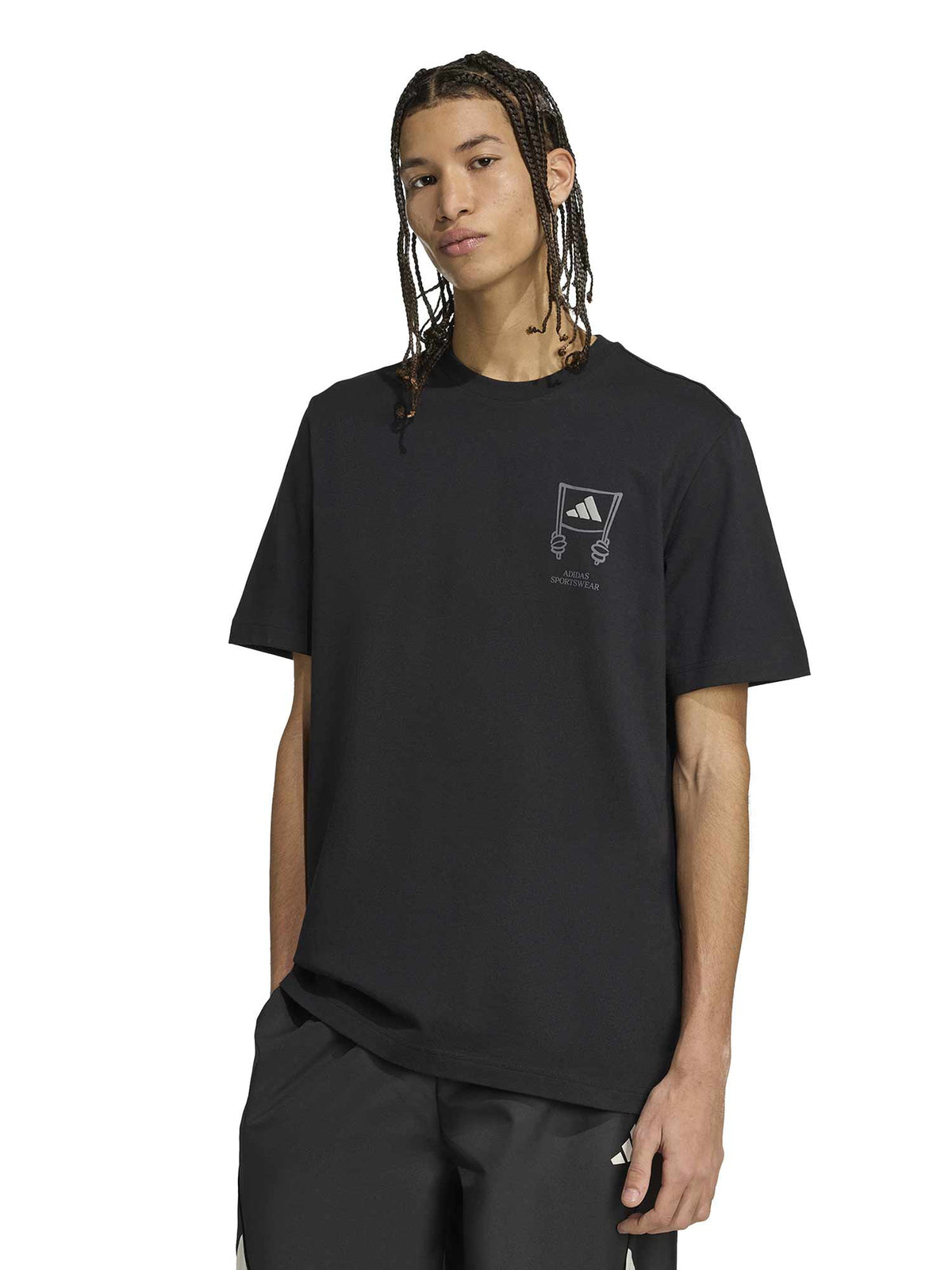 ADIDAS SPORTSWEAR Тениска Stadium Crowd Loose Graphic T-Shirt