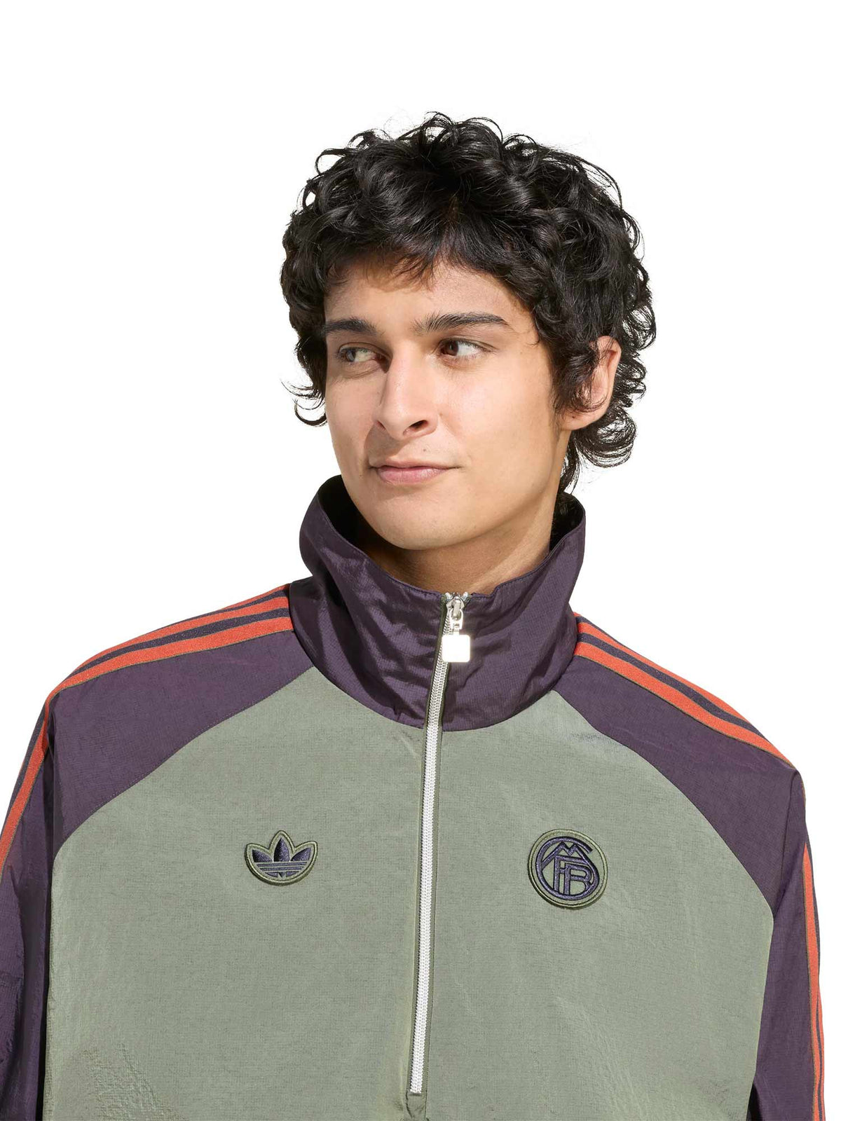 ADIDAS ORIGINALS Спортно горнище FC Bayern Terrace Icons Half-Zip