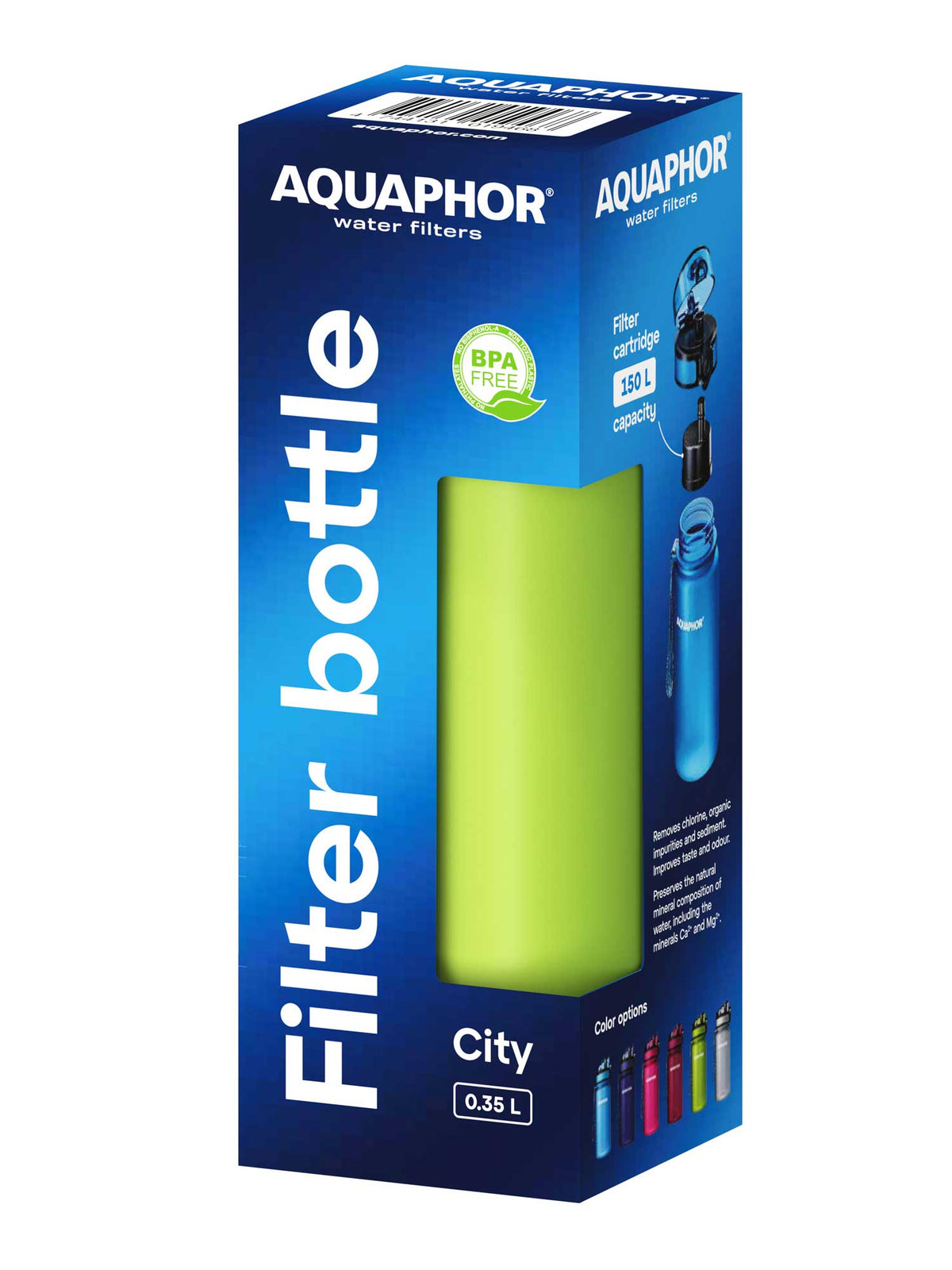 AQUAPHOR Филтрираща бутилка City 350 ml
