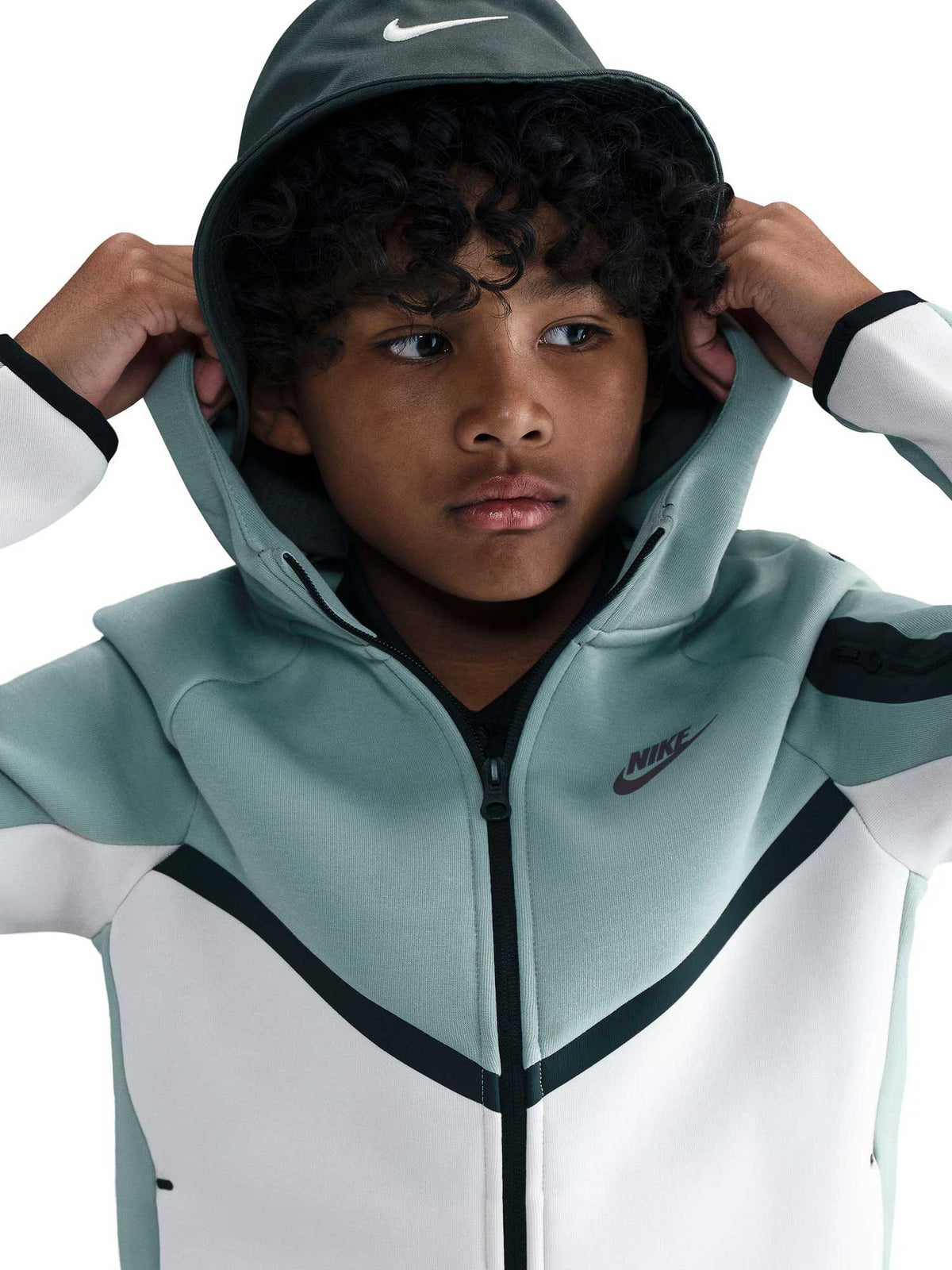 NIKE Суитшърт B NSW TCH FLC FZ - PD