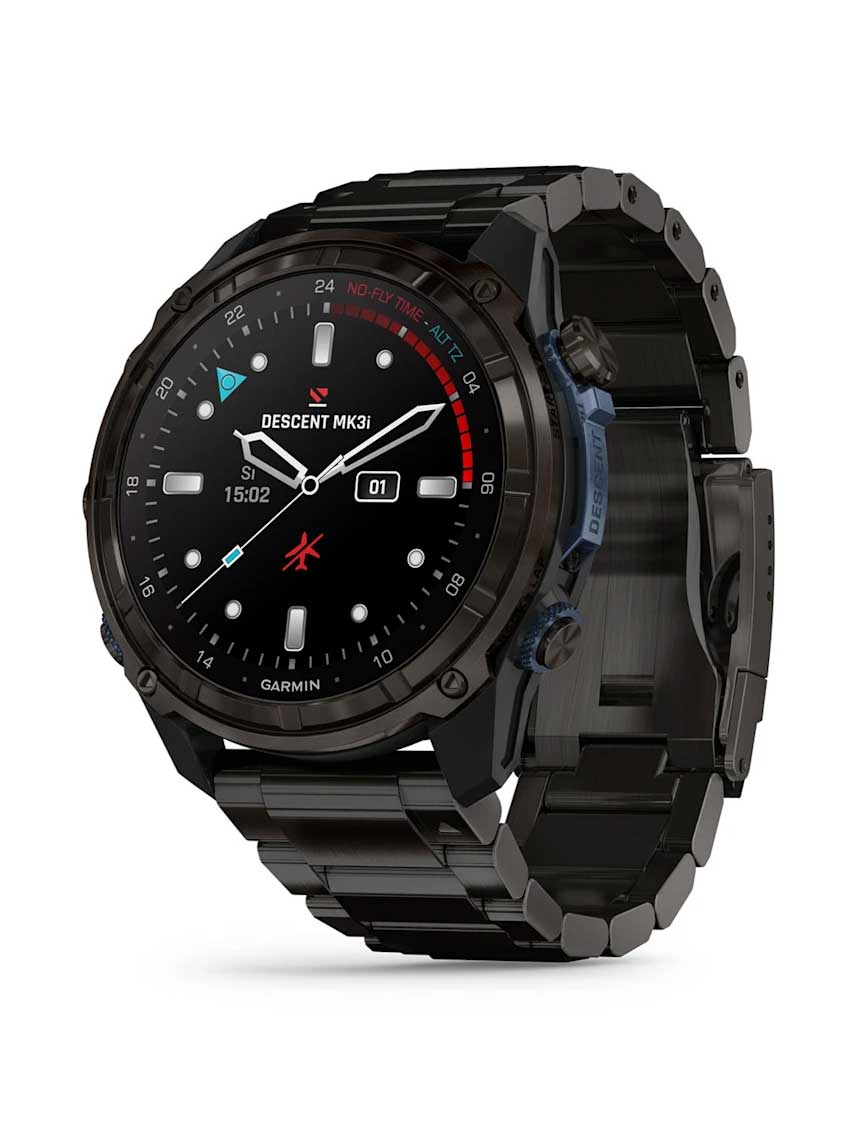 GARMIN GPS Смарт часовник Descent Mk3i титаниева каишка