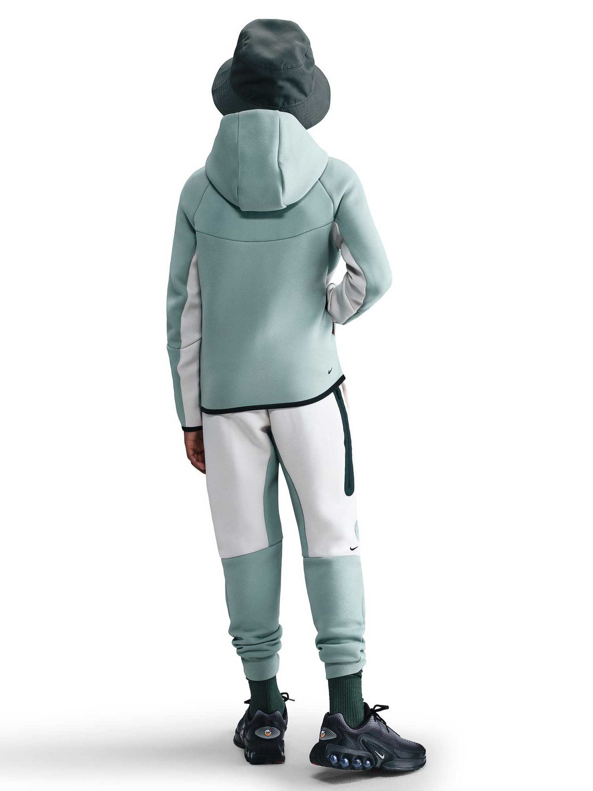 NIKE Суитшърт B NSW TCH FLC FZ - PD