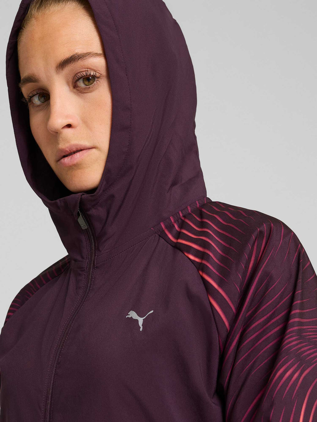 PUMA Яке RUN FAVORITE AOP WOVEN JACKET W