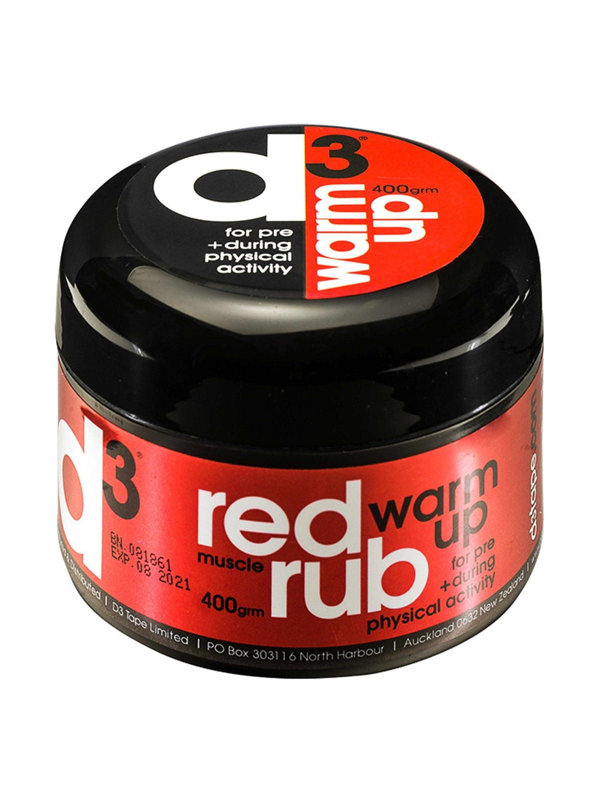 d3tape Загряващ мехлем d3 Red Muscle Warm Up Rub 200ml