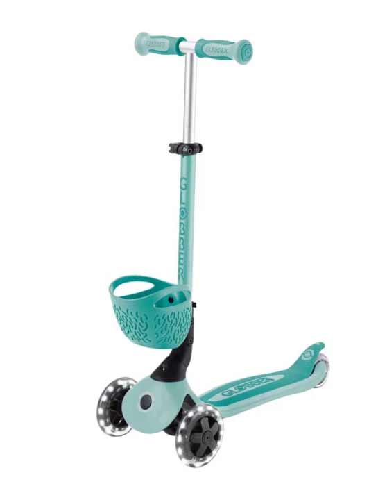 GLOBBER Тротинетка 5 в 1 BABY LEARN 360 FLASH LIGHTS