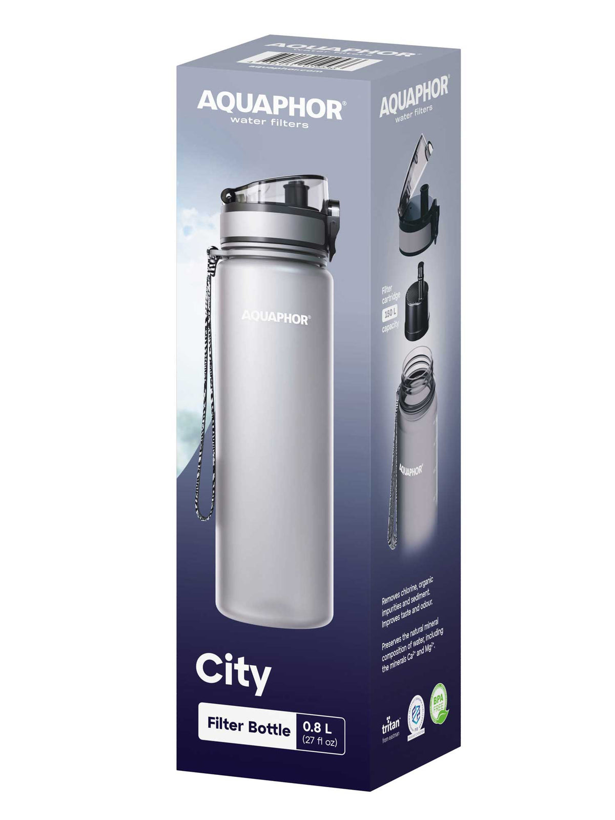 AQUAPHOR Филтрираща бутилка City 800 ml