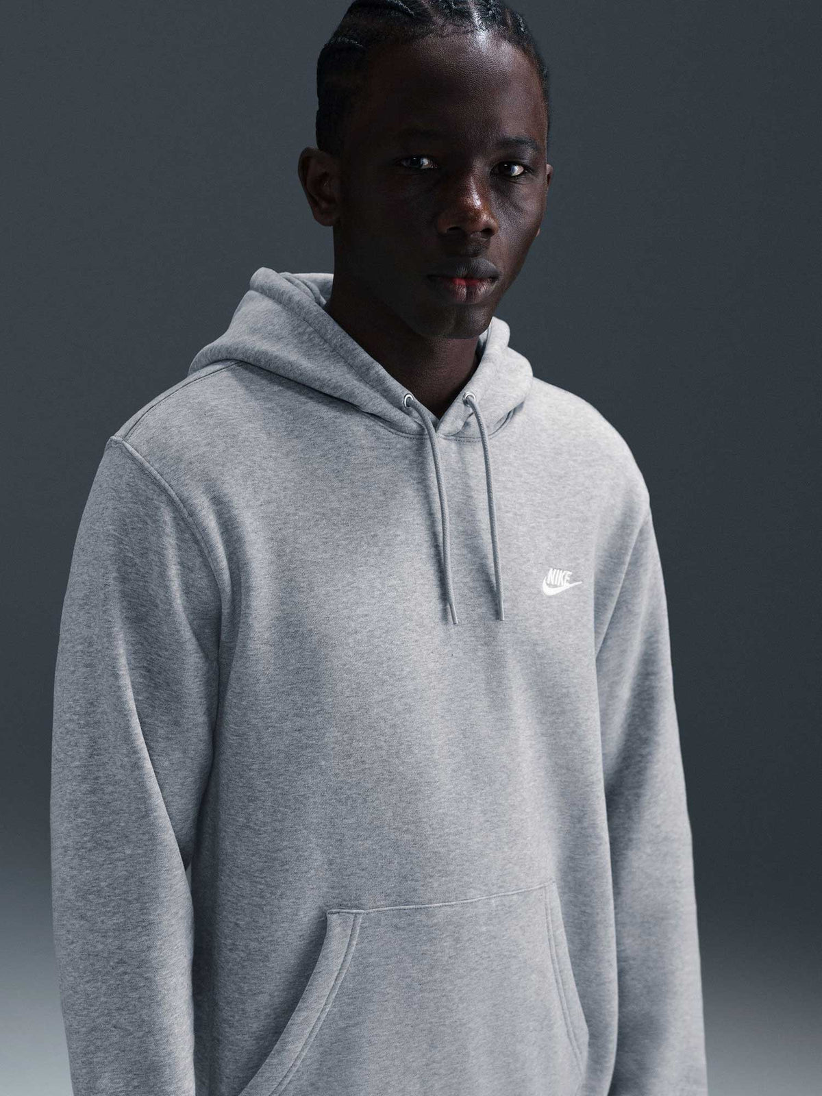 NIKE Суитшърт M NK CLUB BB PO HOODIE