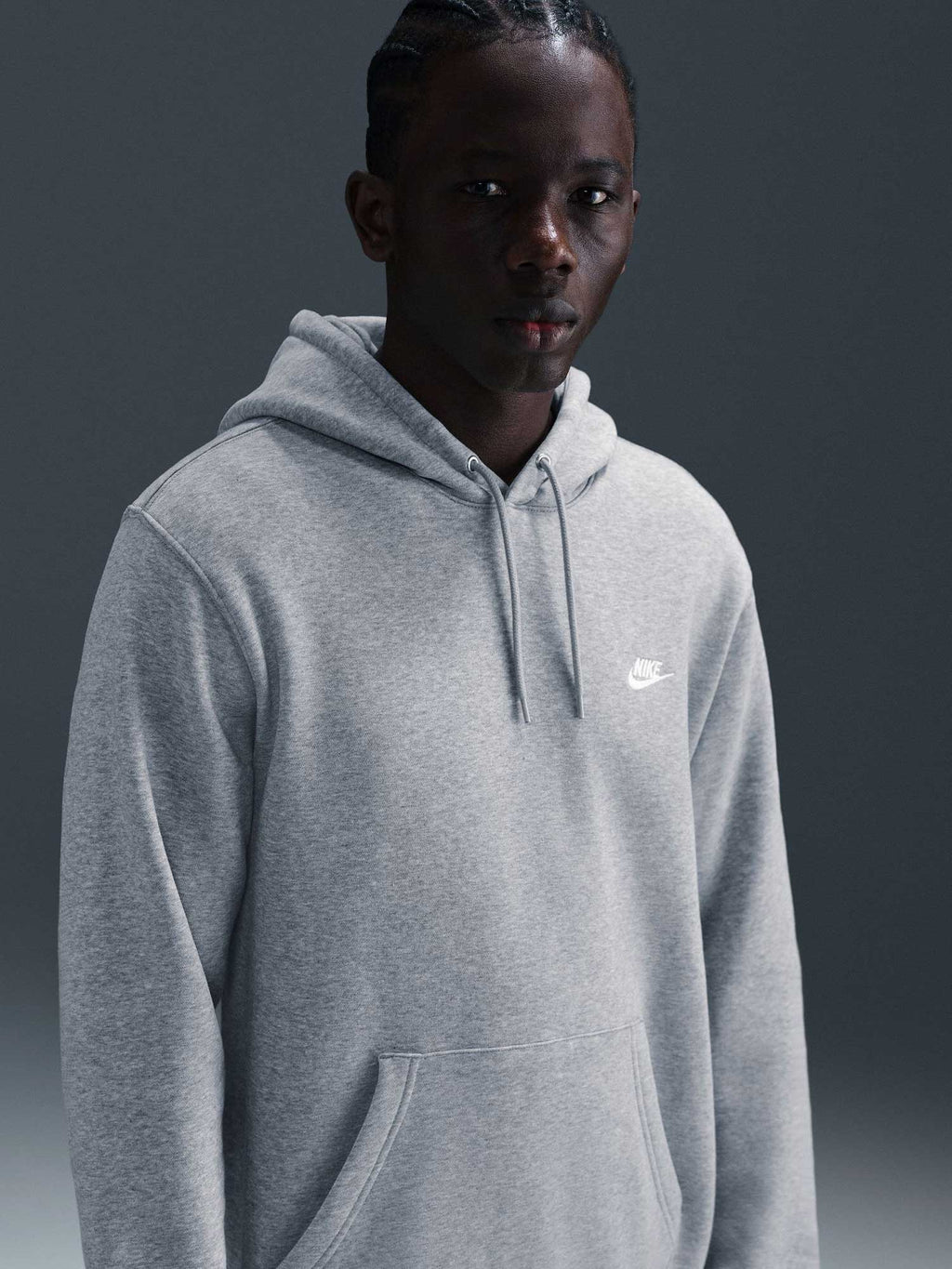 NIKE Суитшърт M NK CLUB BB PO HOODIE