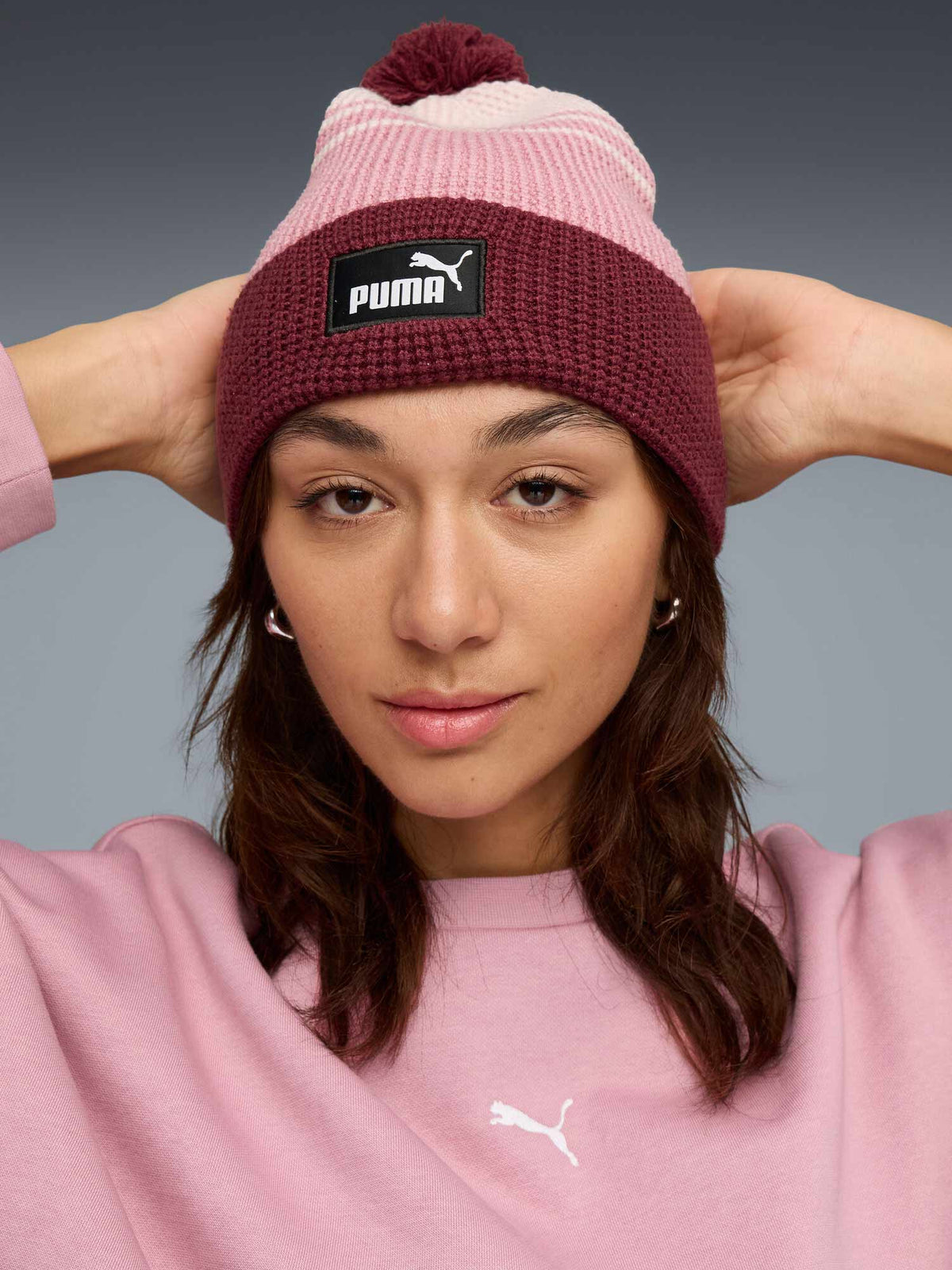PUMA Шапка ESS Mid Crown Pom Beanie