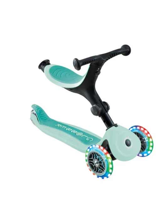 GLOBBER Сгъваема тротинетка GO UP ACTIVE LIGHTS 360°