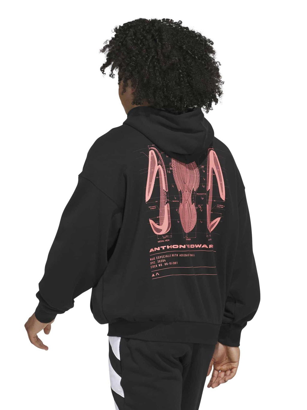 ADIDAS SPORTSWEAR Суитшърт Anthony Edwards Schematic Hoodie