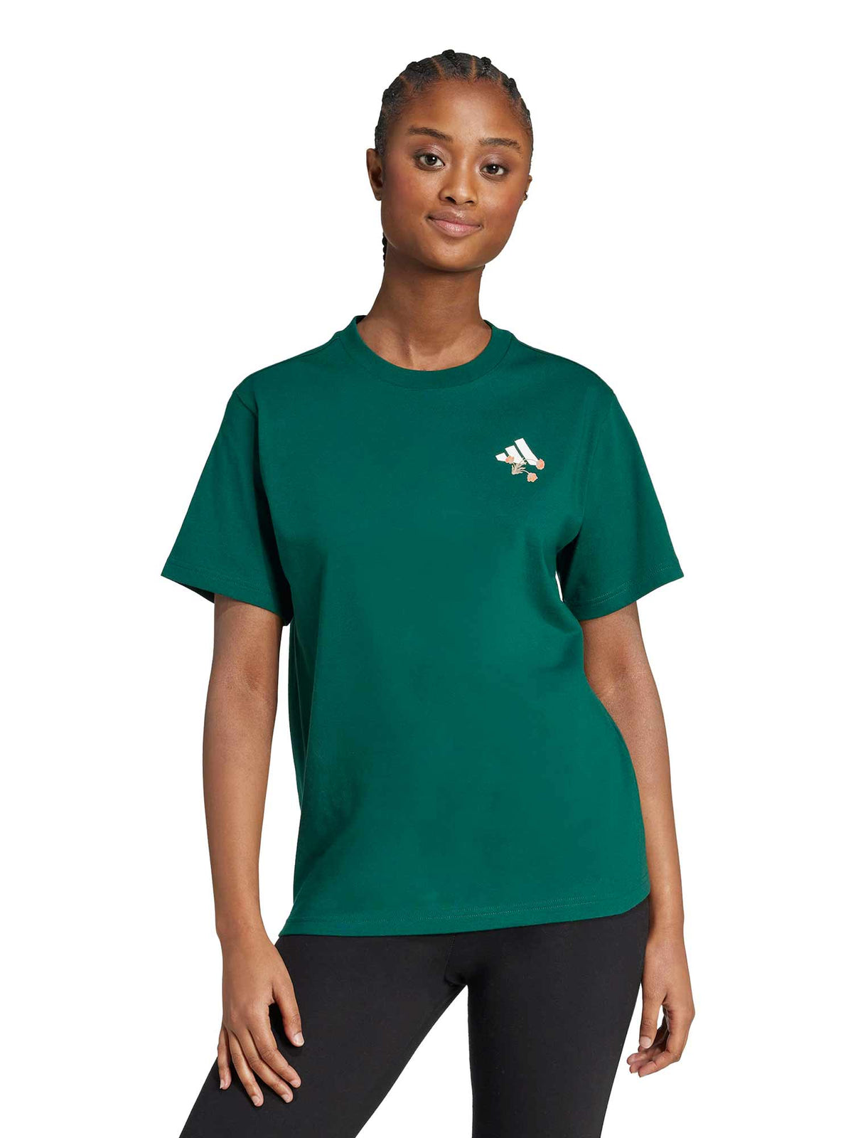 ADIDAS SPORTSWEAR Тениска Tiro Floral Graphic T-Shirt