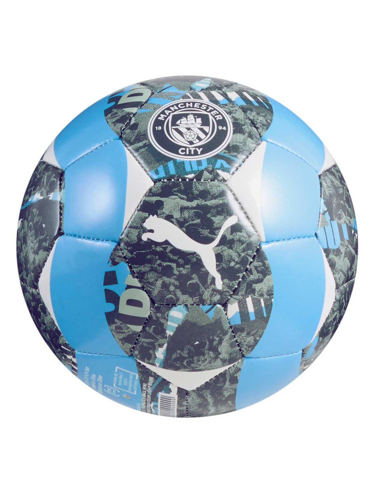 PUMA Футболна топка MCFC Prematch Ball Mini