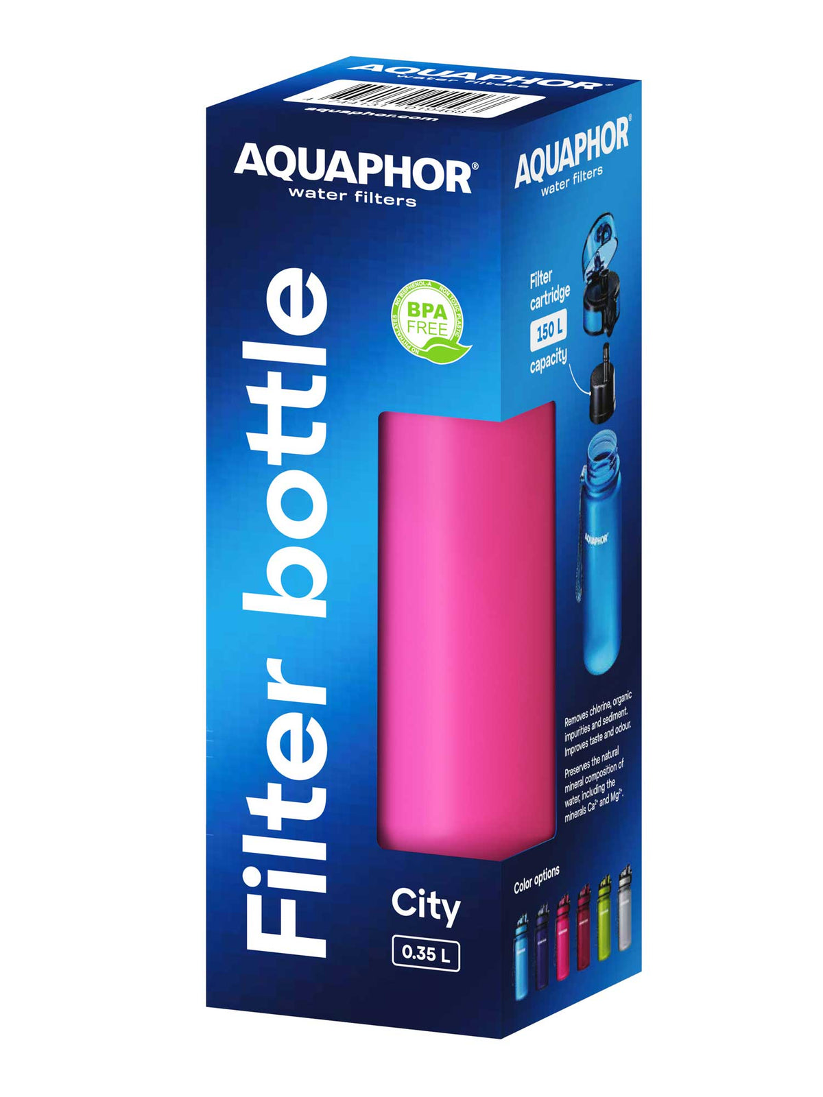 AQUAPHOR Филтрираща бутилка City 350 ml